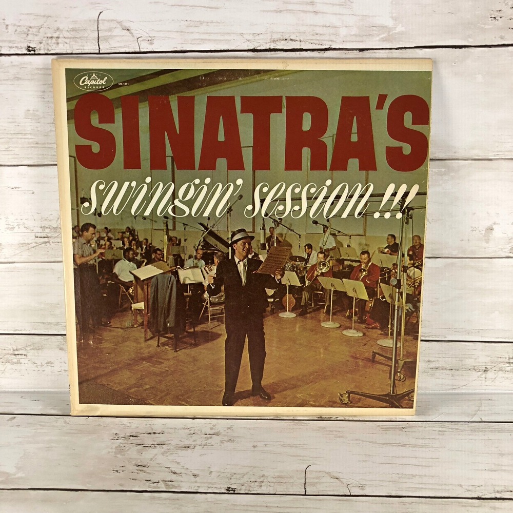 Frank Sinatra Sinatras Swingin Session Vinyl LP Capitol SM-1491 Vocal Jazz